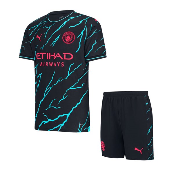 Camiseta Manchester City Segunda equipo Niño 2023-24